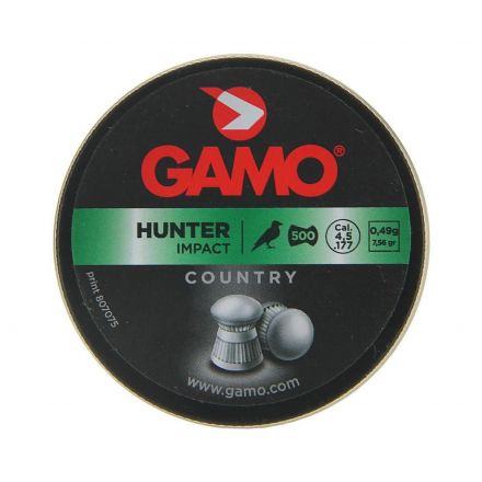 Пули Gamo Hunter 4,5 мм, 0,49 грамм, 500 штук